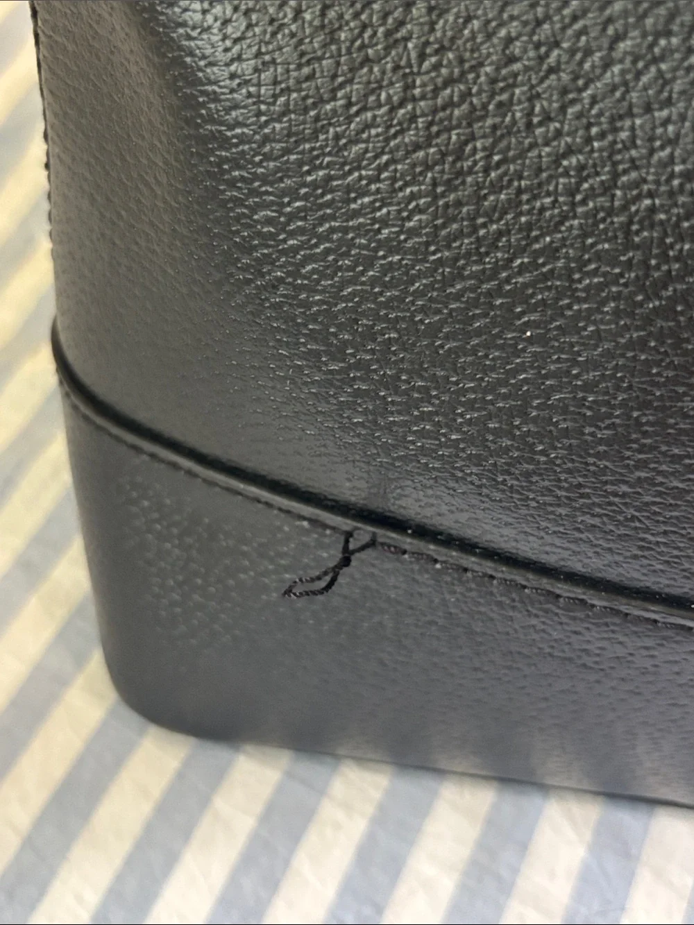 Kate Spade Black Leather Rachelle Wellesley Handbag